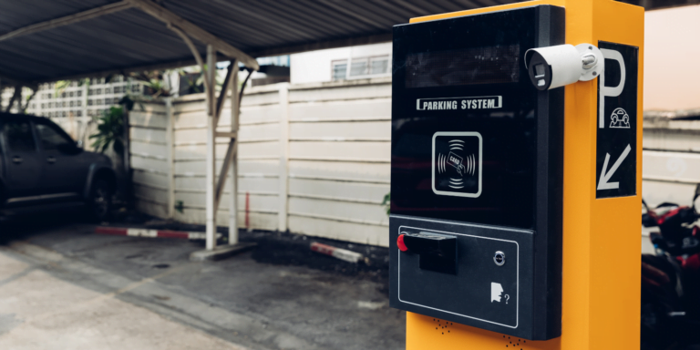Caméra à lecture de plaque - bannière décorative