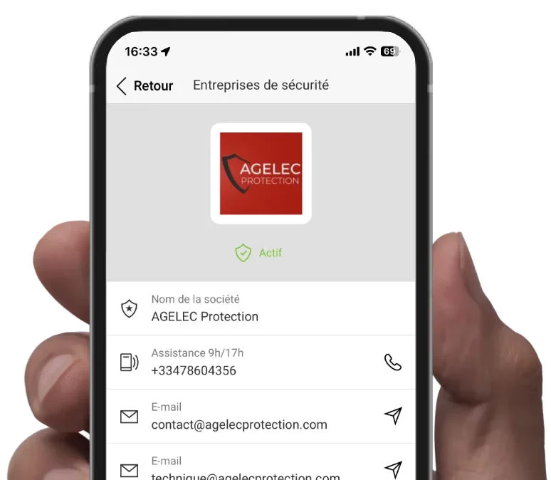 application mobile ajax alarme bijouterie : application mobile ajax